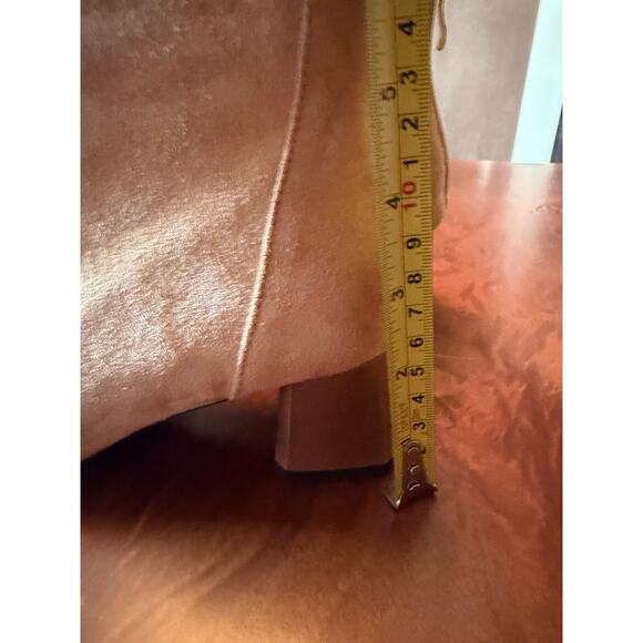 Suede Zipper Ankle Boots with Fringe - Size US 5.5-6 - Picture 9 of 10